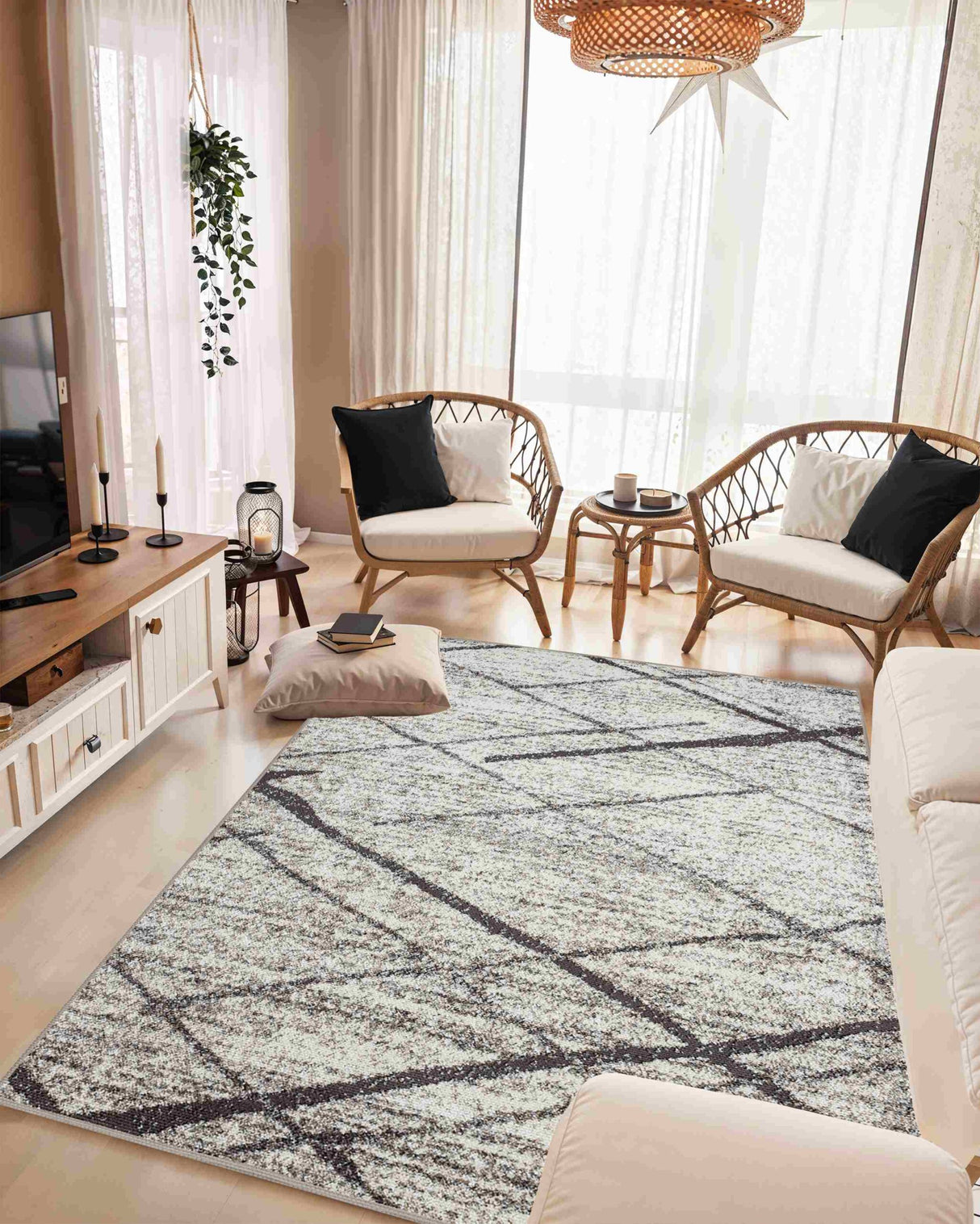Aurora Area Rug 9917 Grey