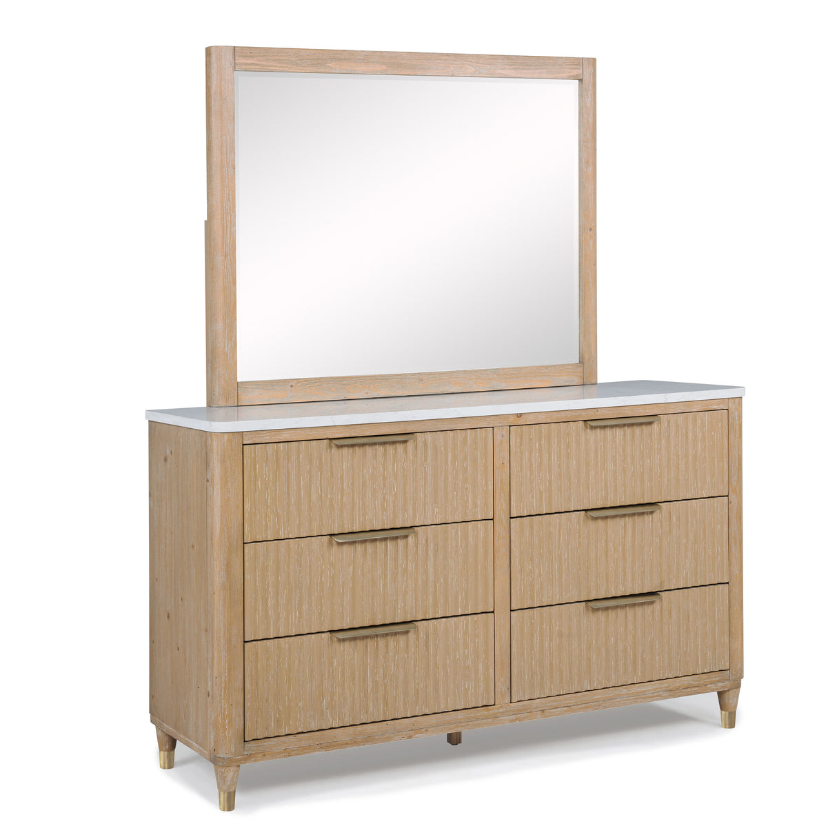 KARA DRESSER TOP-CERUSED NATURAL