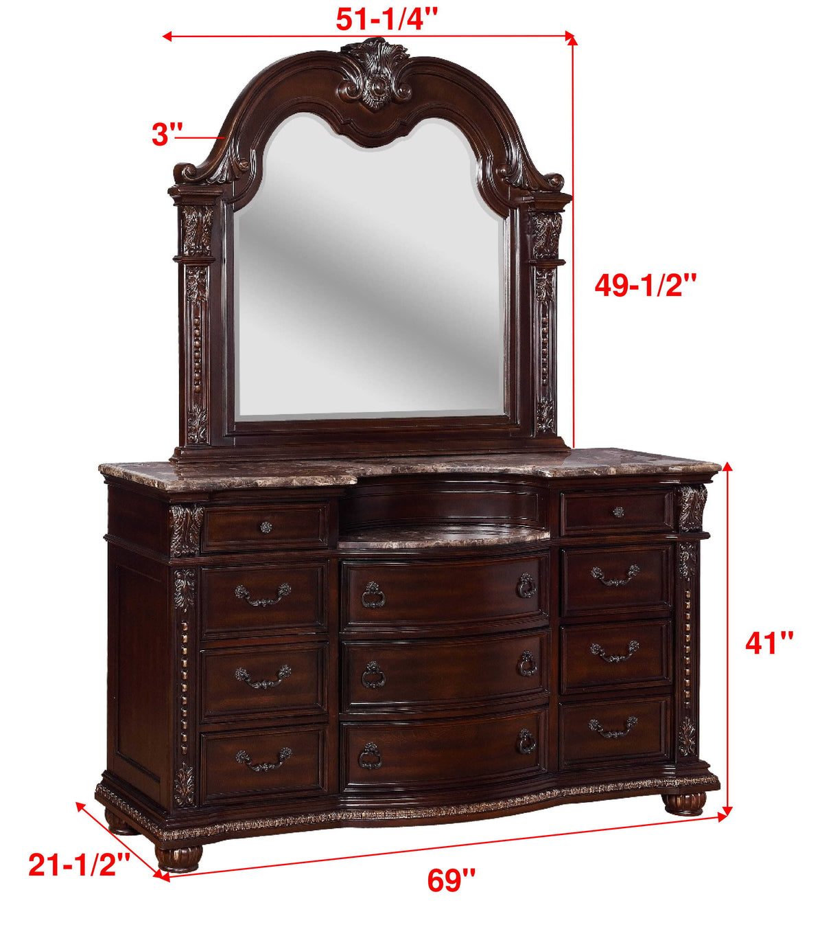 STANLEY DRESSER TOP