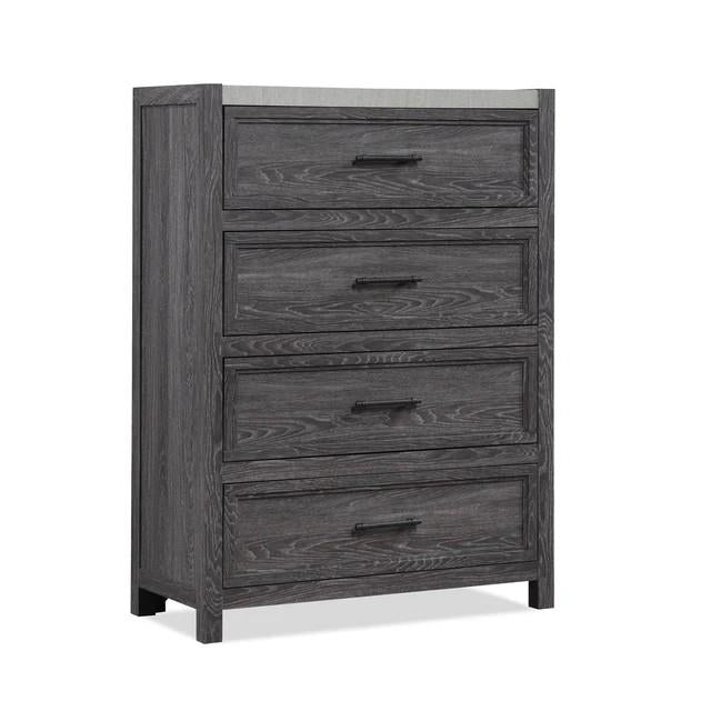 Mara Gray 5-Piece (King Bed, Dresser, Mirror, Nightstand, Chest)