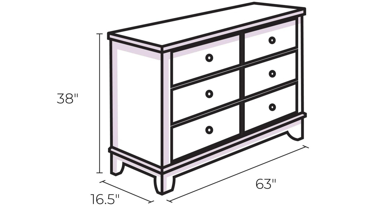 Tala Full Bed - White