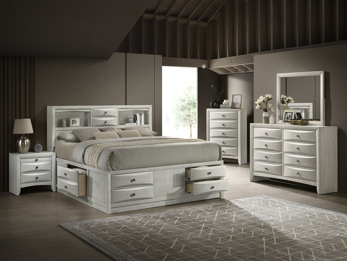 Emily King Storage Bed