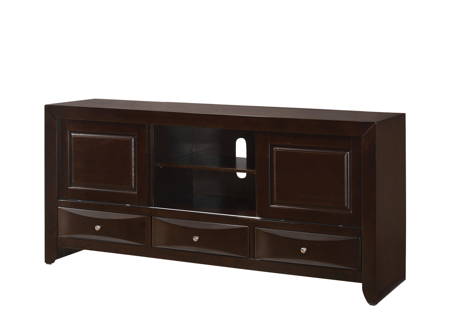EMILY TV STAND DARK CHERRY