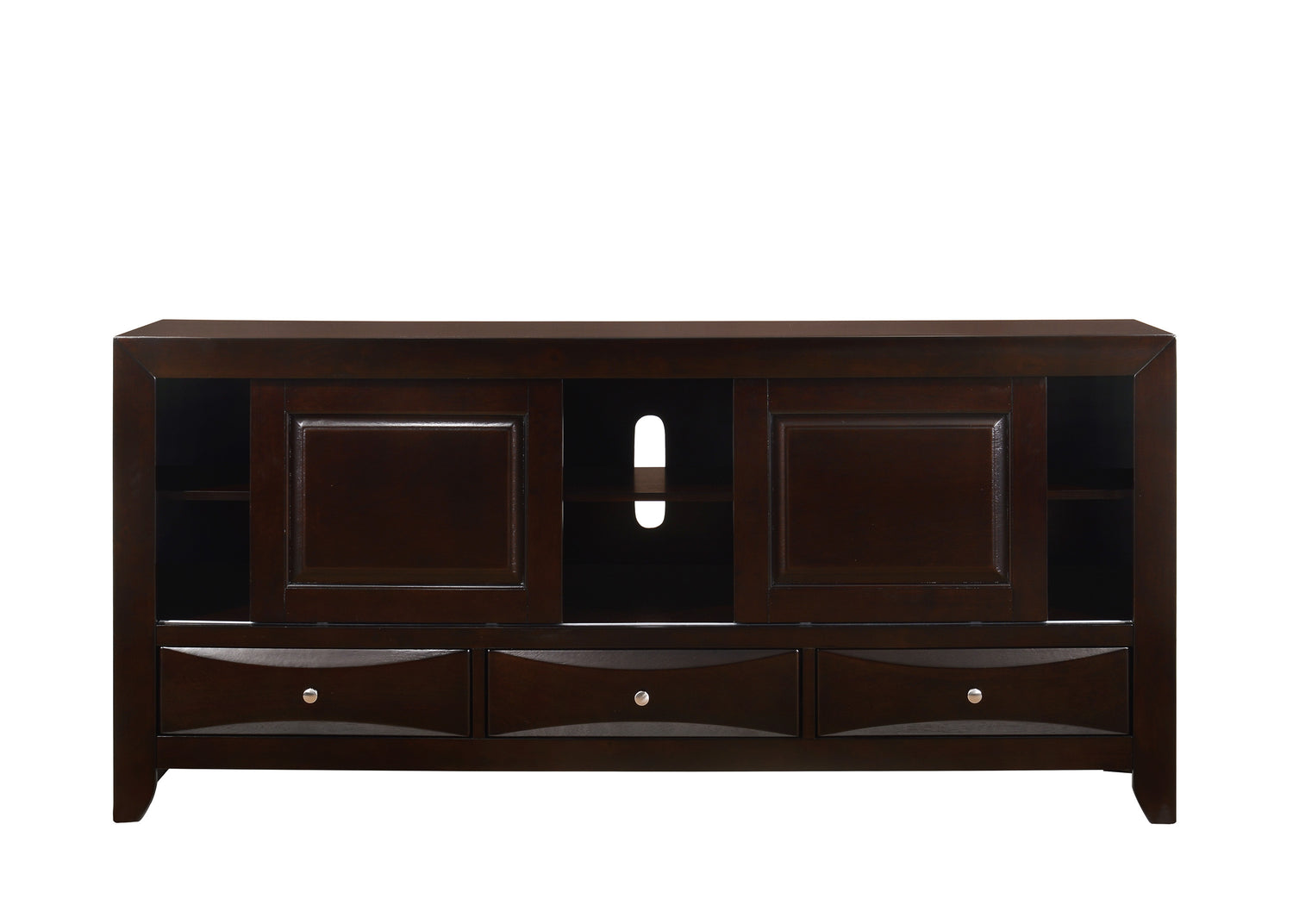 EMILY TV STAND DARK CHERRY