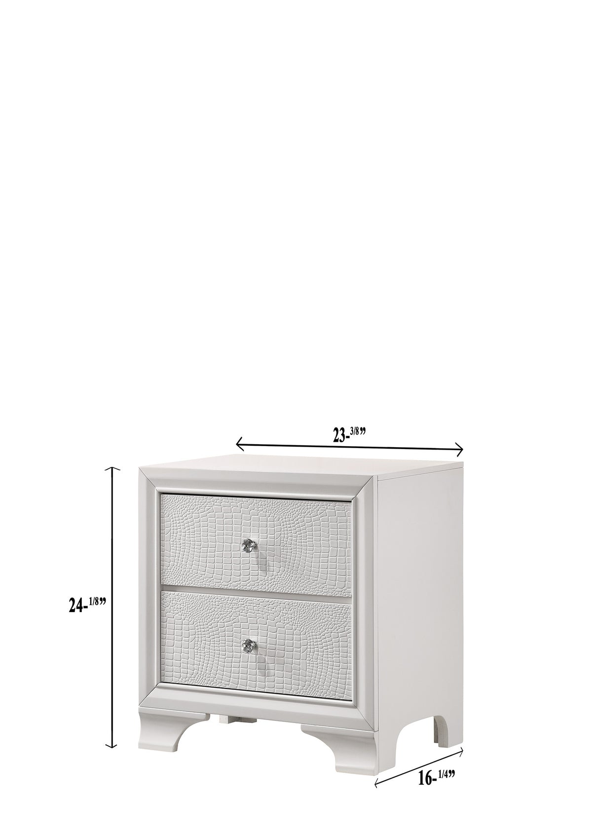 LYSSA NIGHT STAND FROST