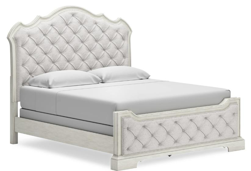 Zayden White 5-Piece (King Bed, Dresser, Mirror, Nightstand, Chest)