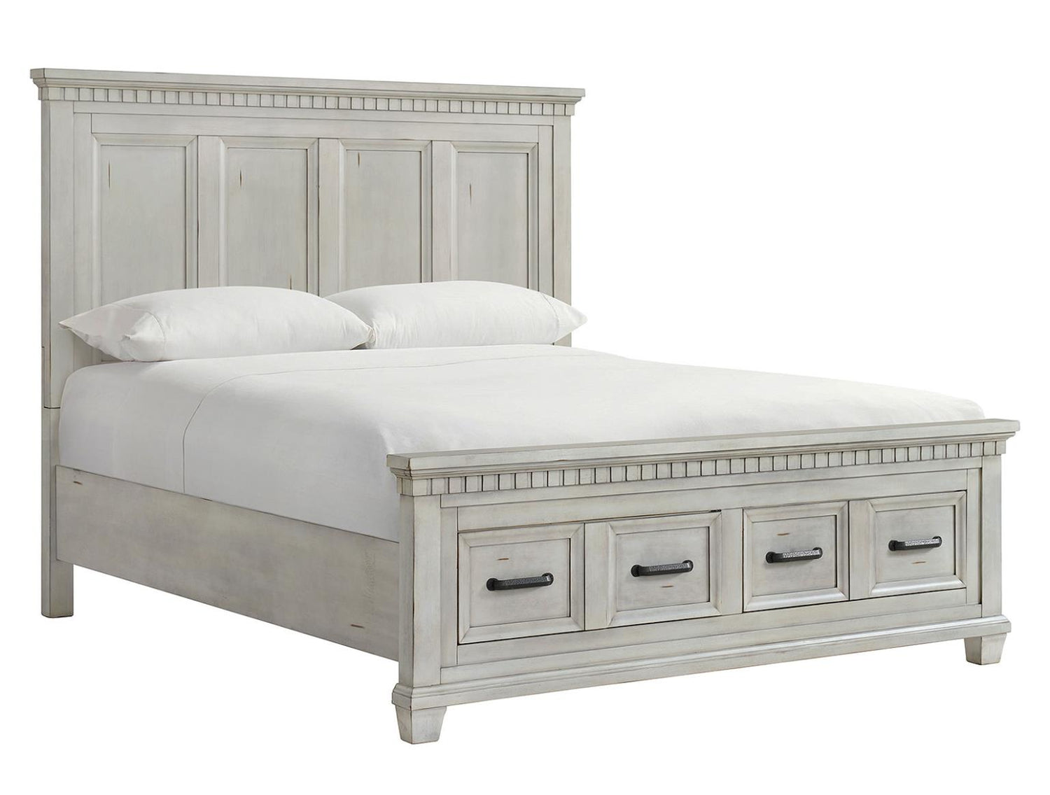 Jaxon Light Grey 3-Piece (Queen Bed, Dresser, Mirror)