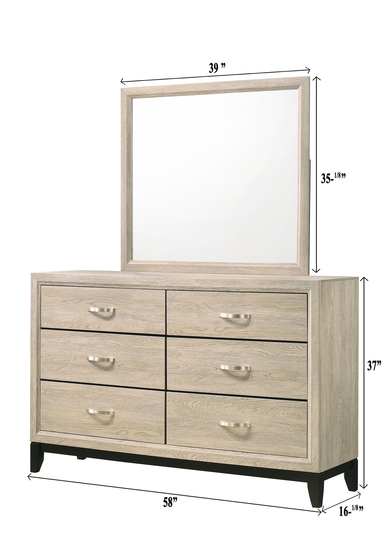 AKERSON DRESSER TOP DRIFT WOOD