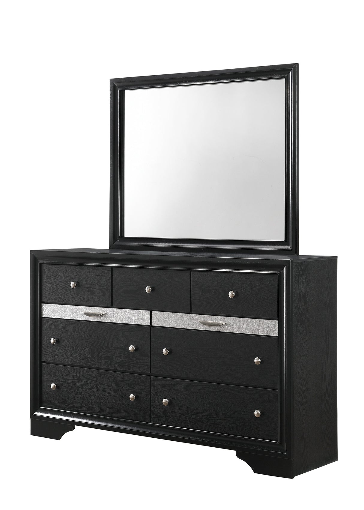 REGATA DRESSER TOP BLACK/SILVER