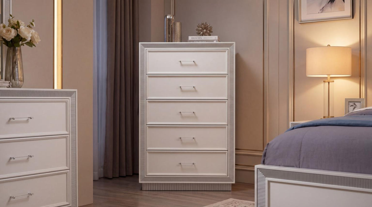Lolo Nightstand | Silver