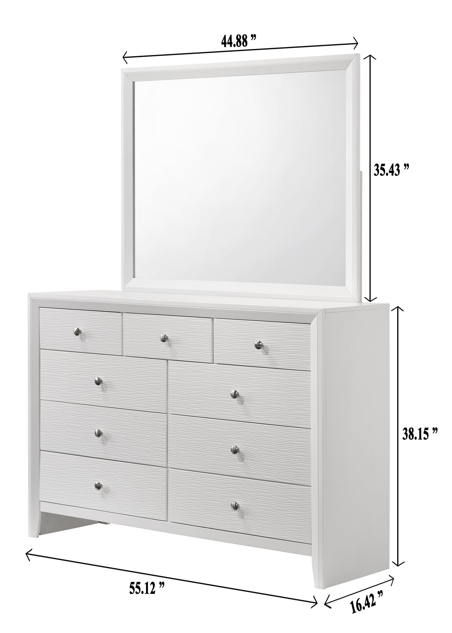 EVAN DRESSER TOP WHITE