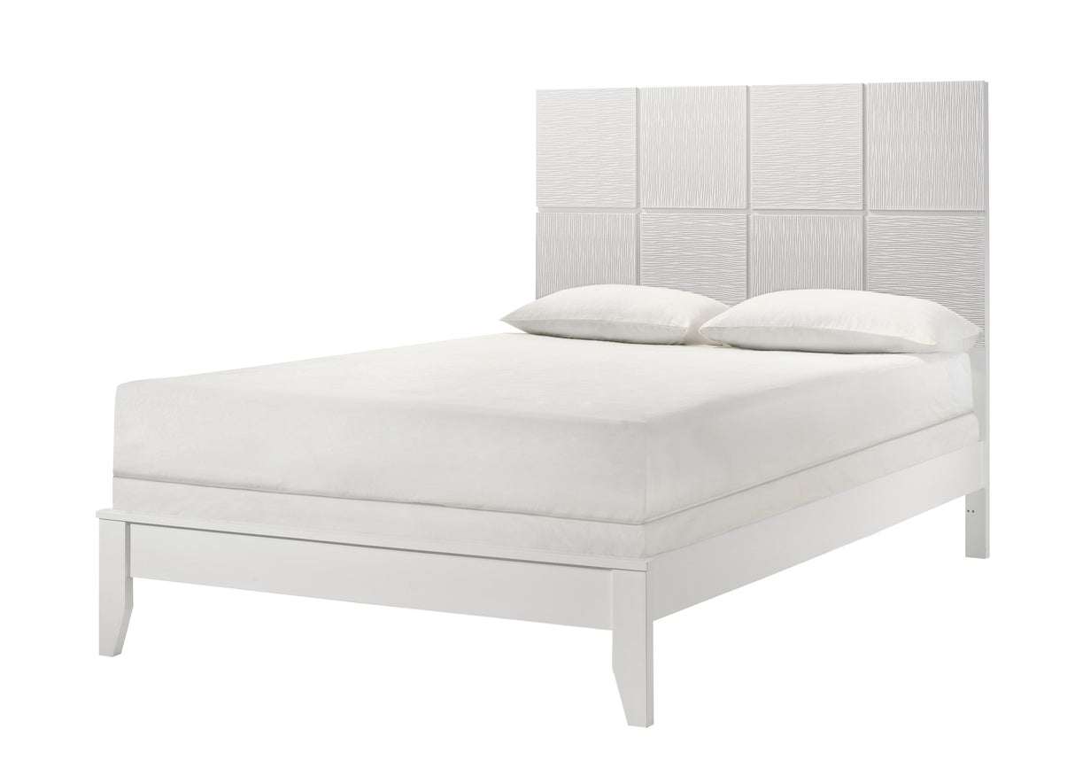 Denker White Twin Bed