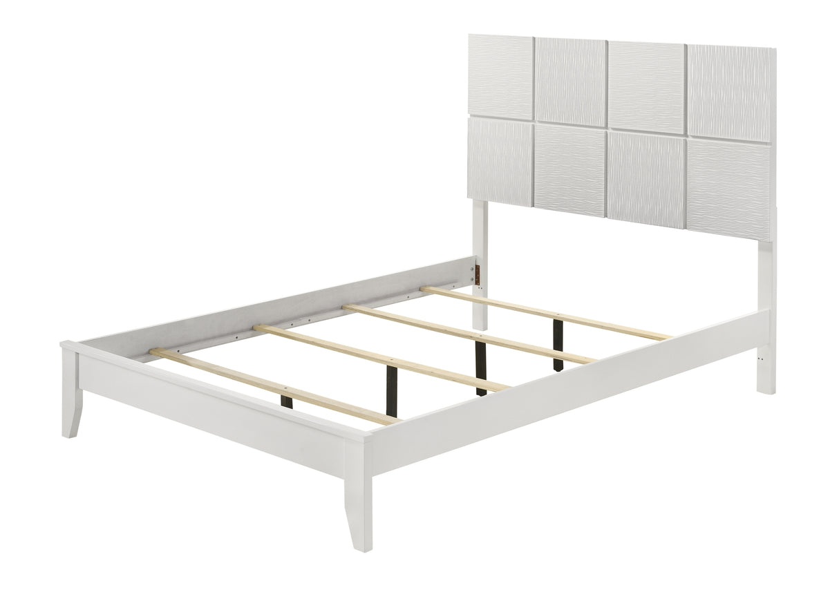 Denker White Twin Bed