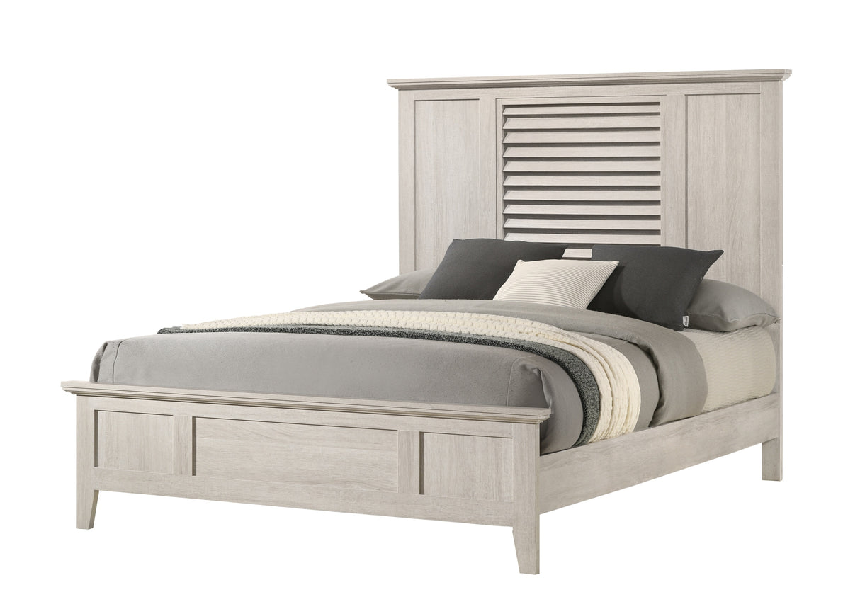 Sarter White Queen Bed