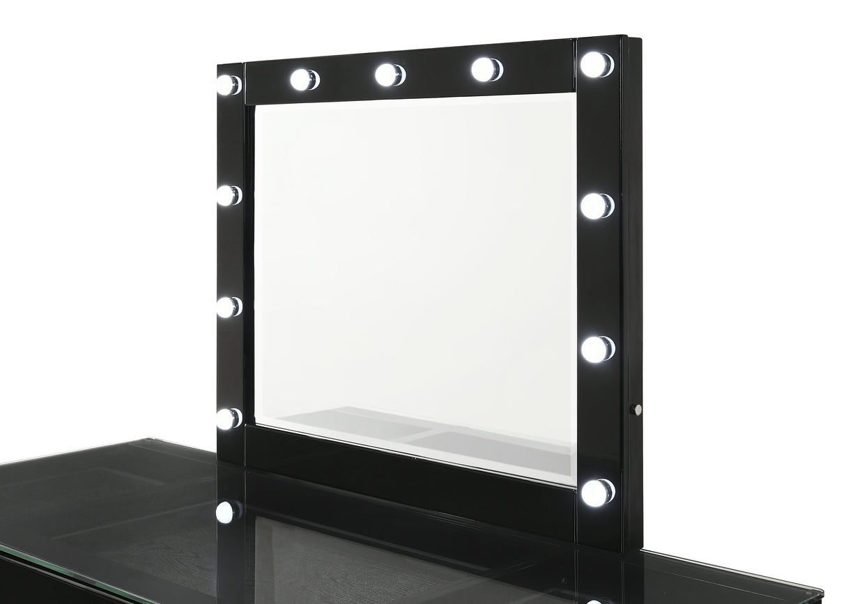 Avery Black LED Vanity
