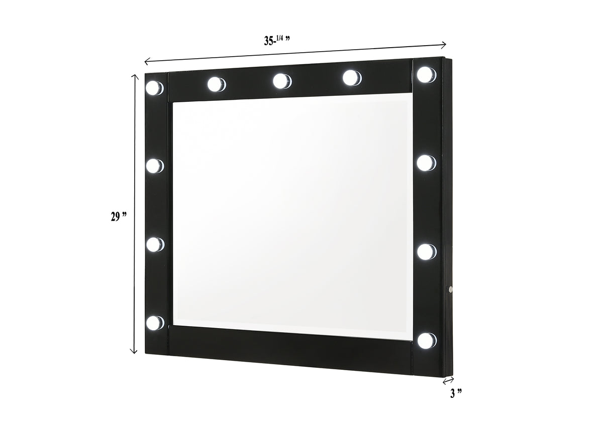 Avery Black LED Vanity