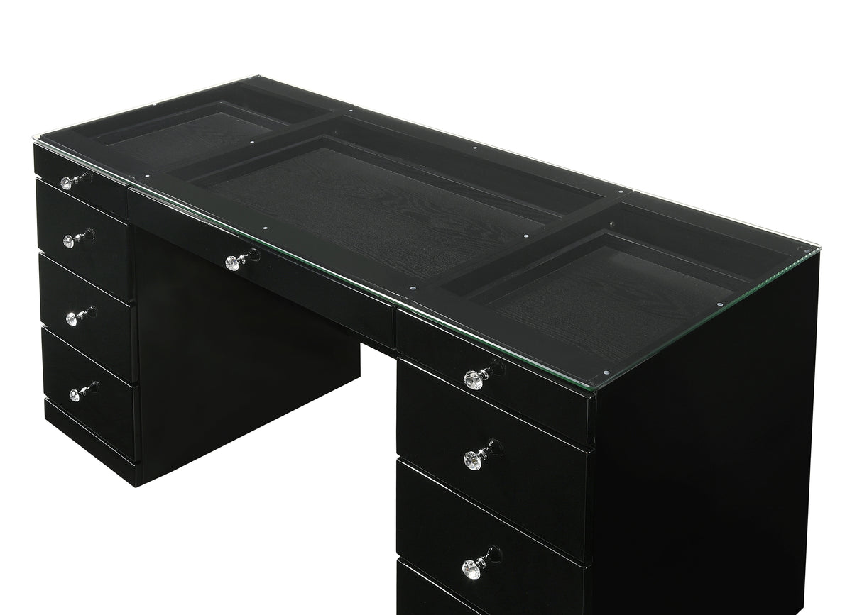 Avery Black LED Vanity