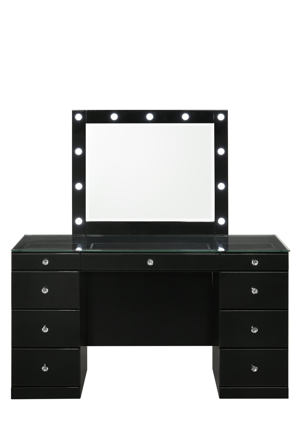 Avery Black LED Vanity
