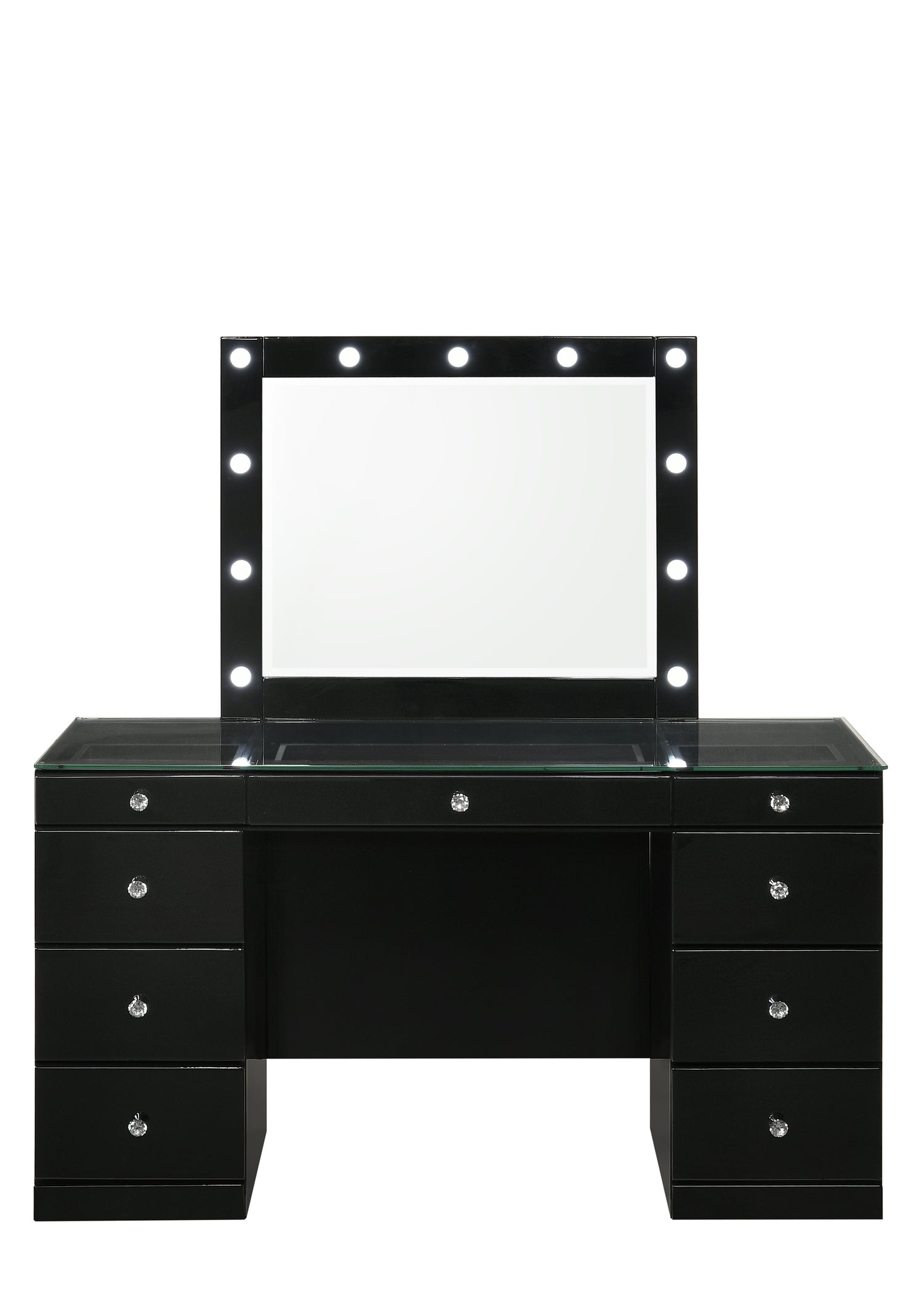 Avery Black LED Vanity