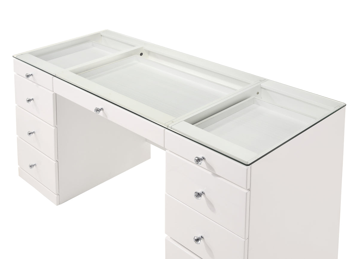 Avery White LED Vanity