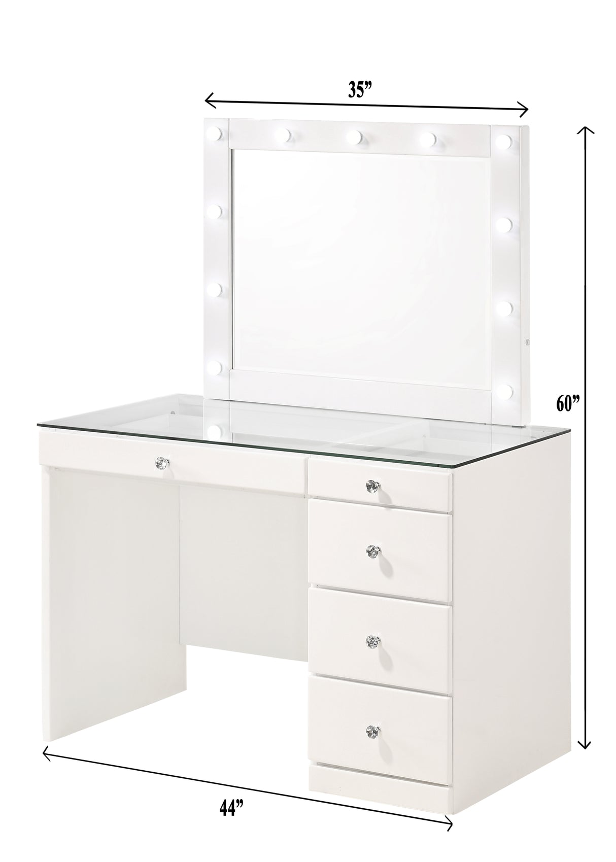 Morgan White Vanity