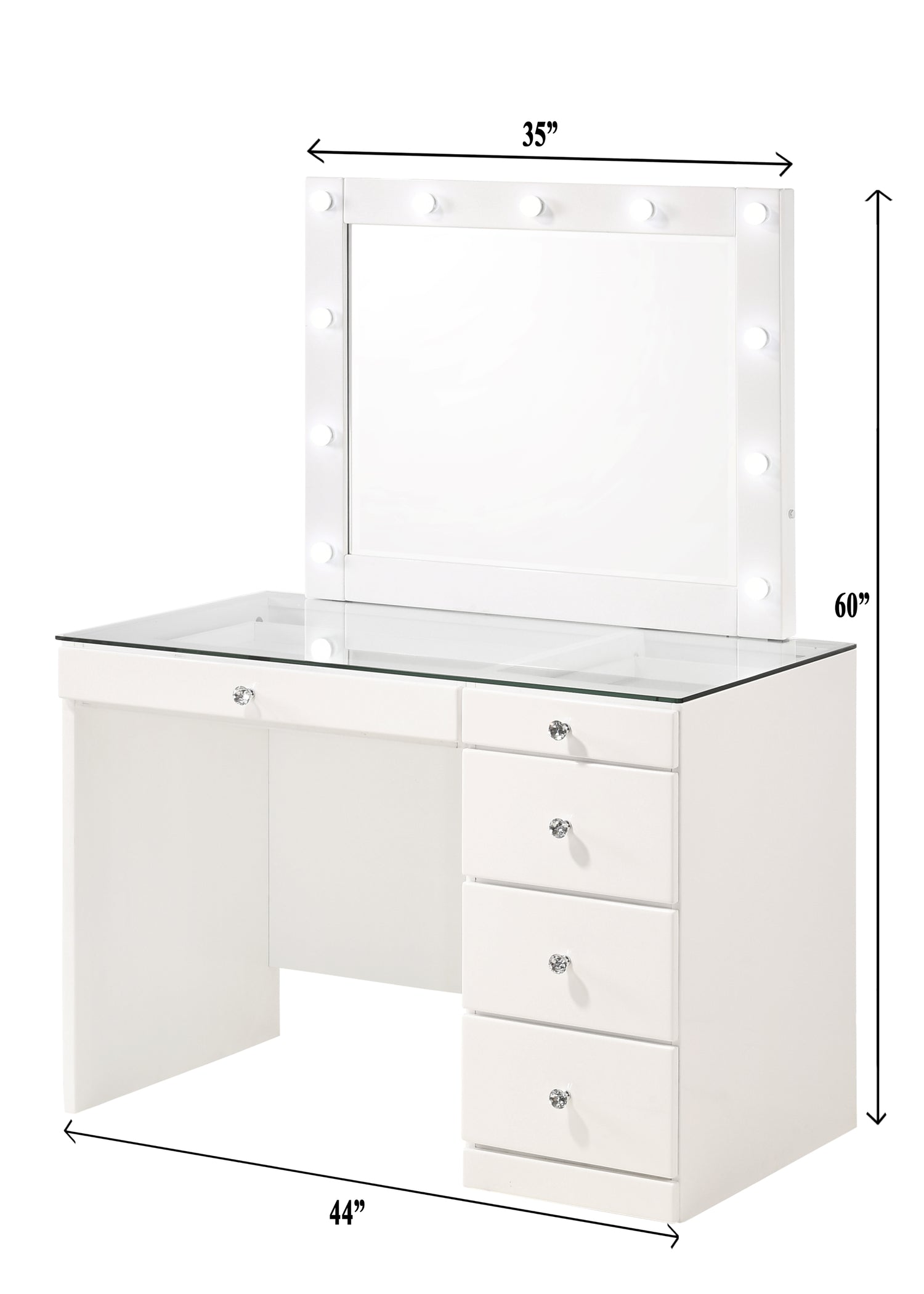 Morgan White Vanity