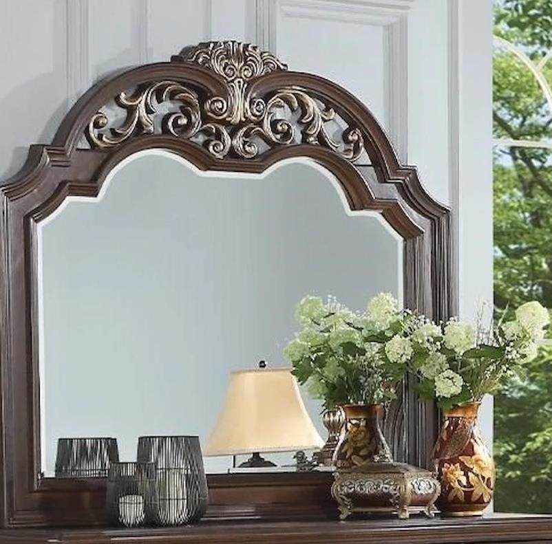 Atlas Brown 5-Piece (King Bed, Dresser, Mirror, Nightstand, Chest)