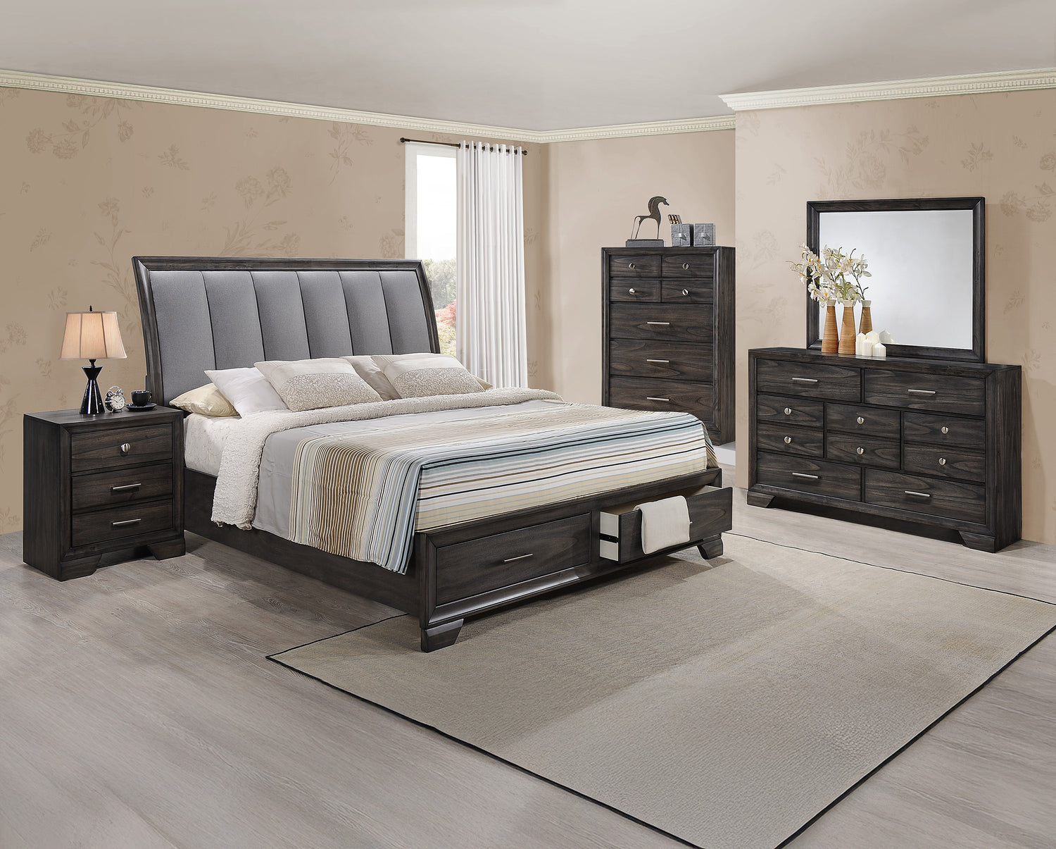 Jaymes Queen Storage Bed