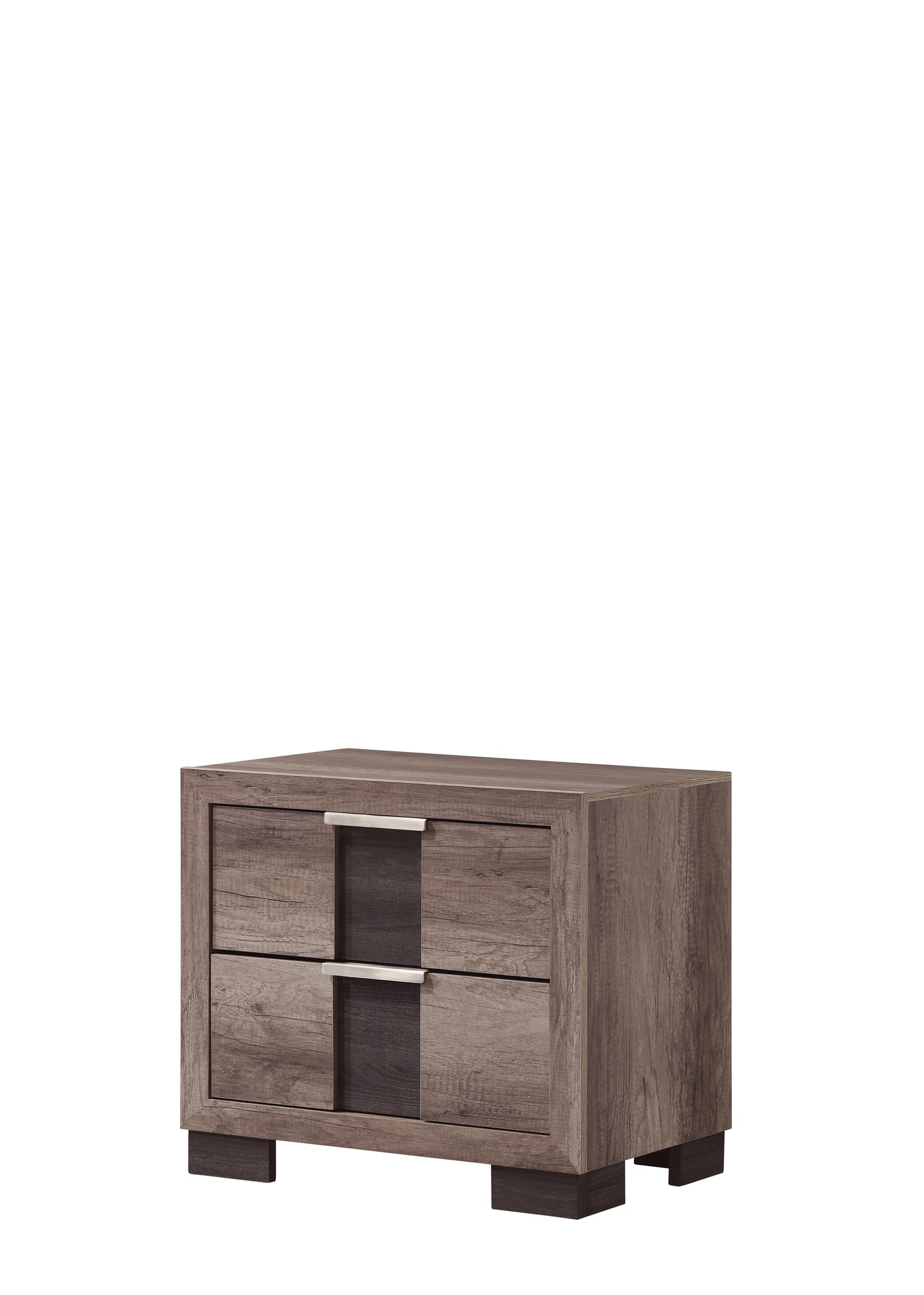 RANGLEY NIGHT STAND-GREY/BROWN