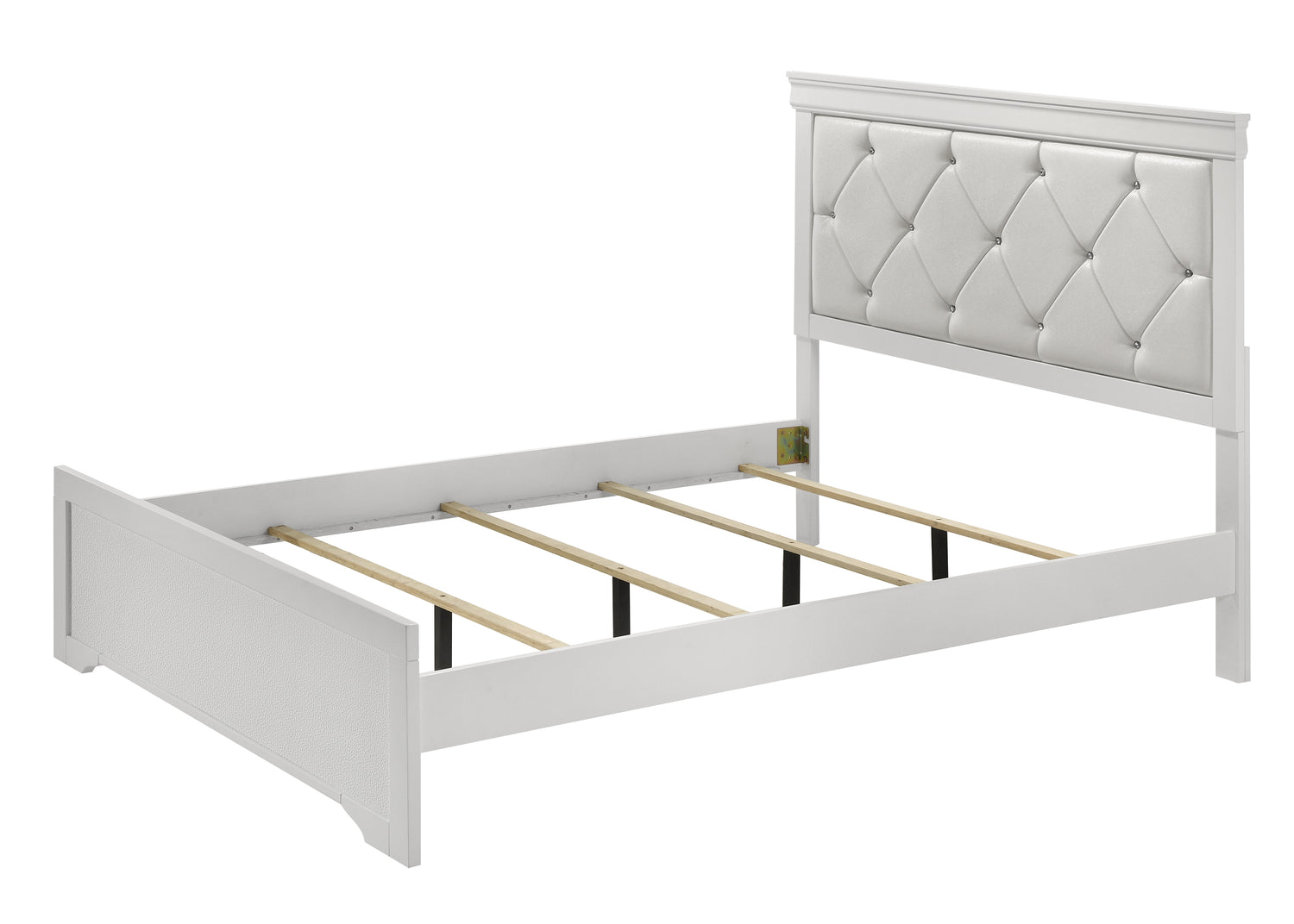 Amalia White Twin Bed
