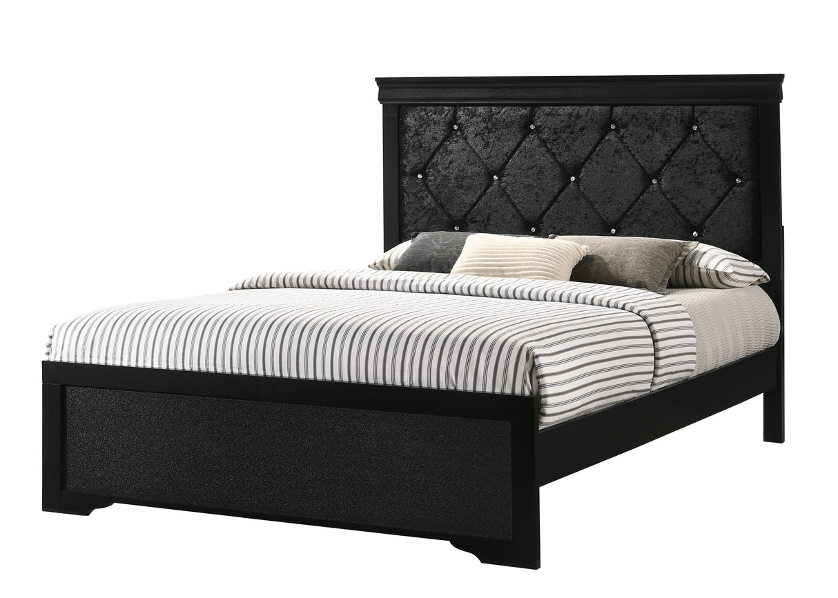 Amalia Black Twin Bed