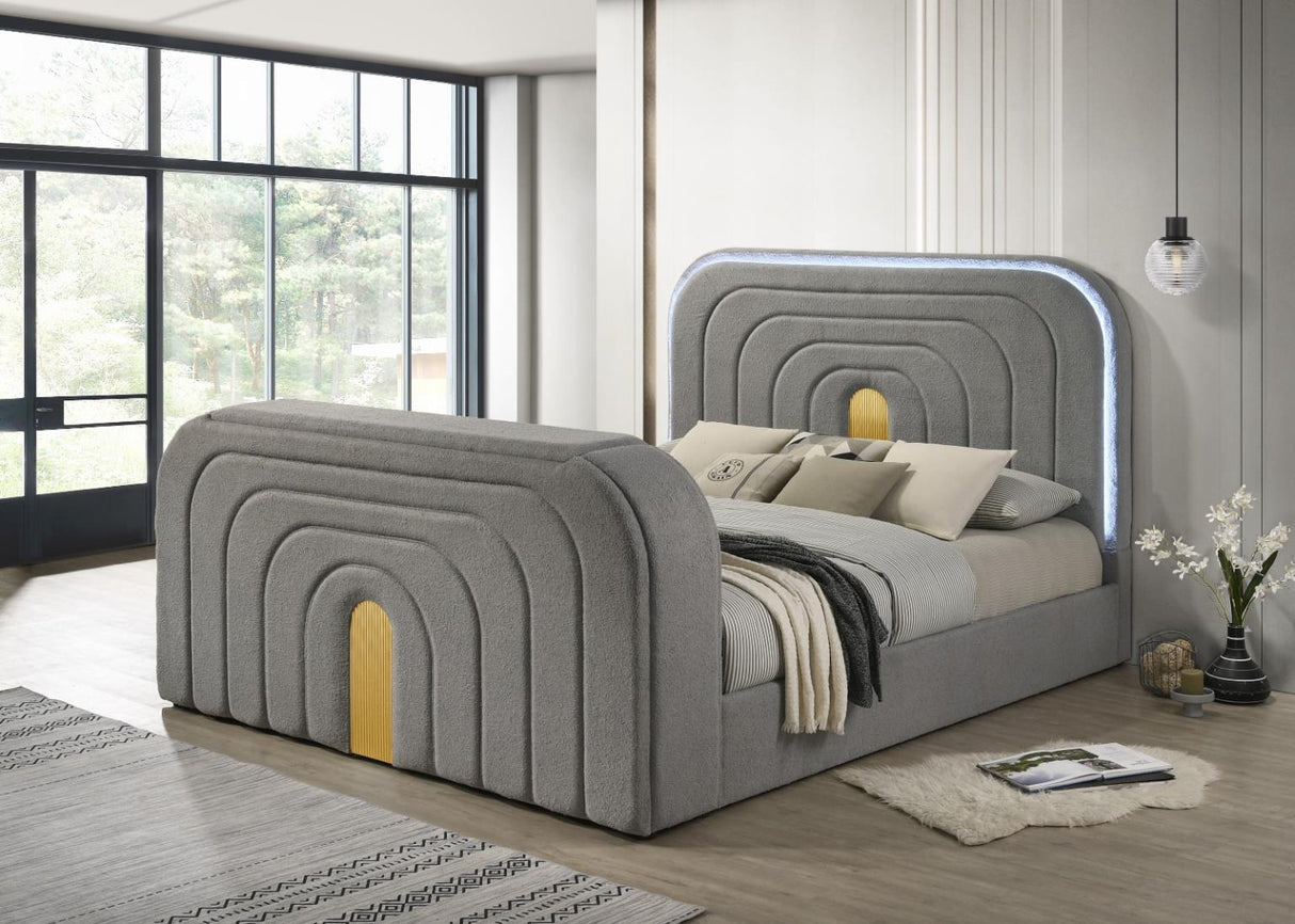 Lara Grey Queen Bed