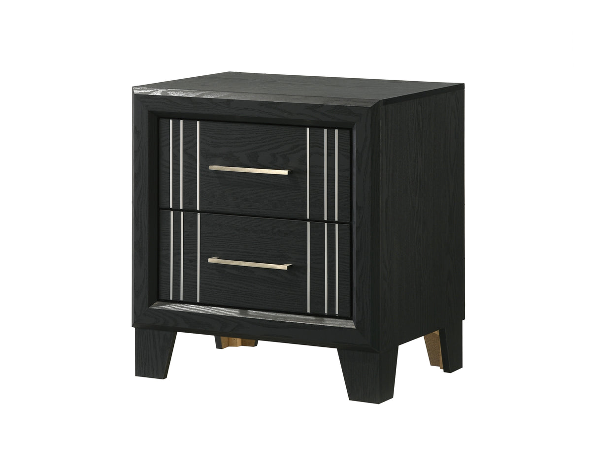 CHARLIE NIGHT STAND-CHARCOAL