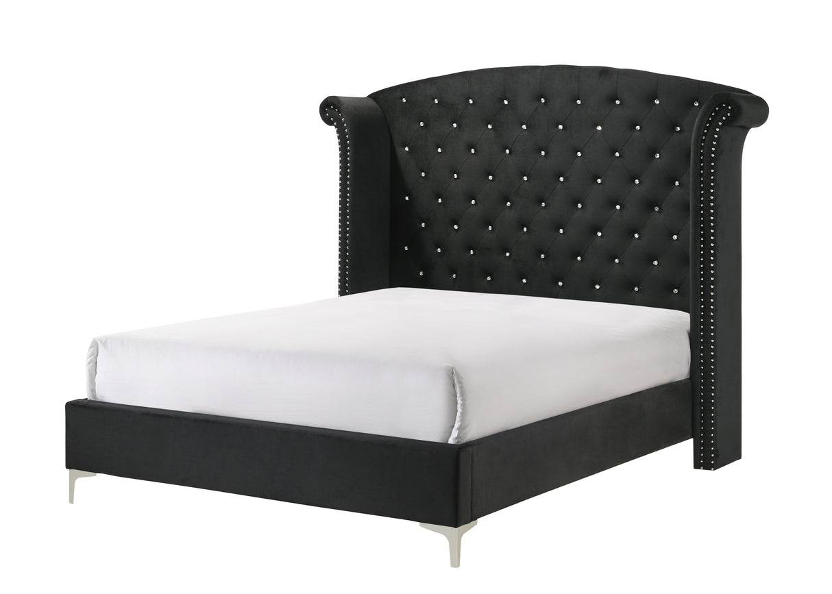 Lucinda Black King Bed