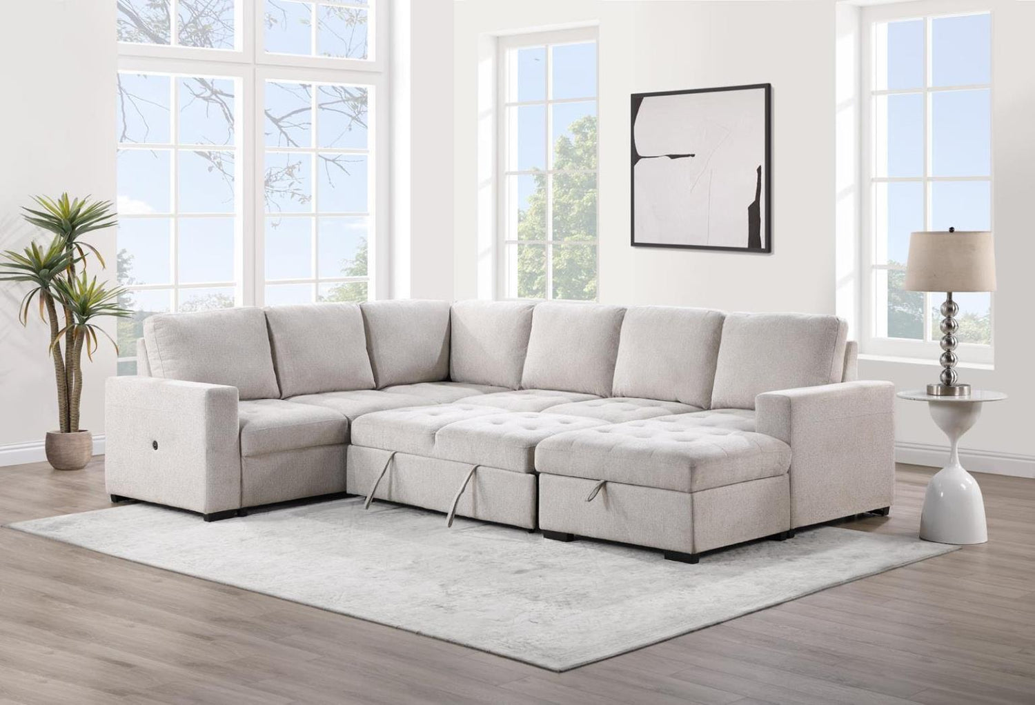 Larry Beige Sectional