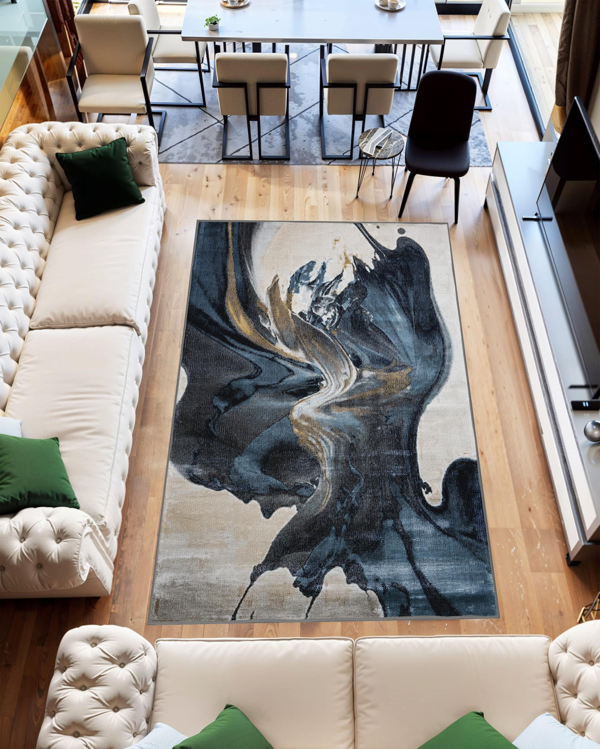 Contempo Area Rug 1118 Navy