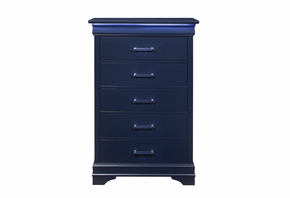Charlie Blue Chest with LED