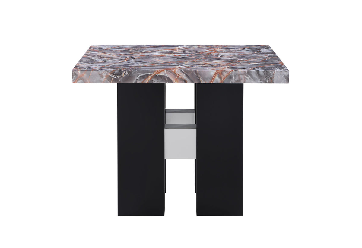 D04 Lava/Black Bar Table