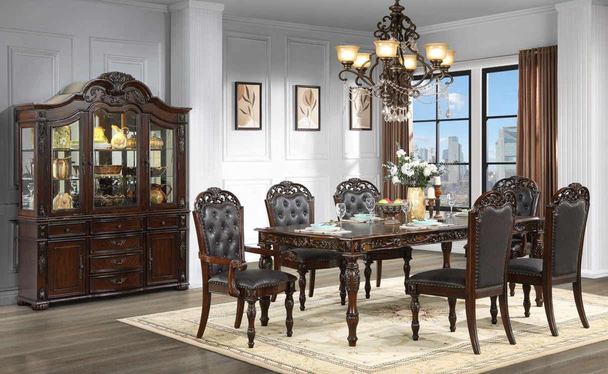 Deon Brown 7-Piece (Dining Table, 4 Side Chairs, 2 Arm Chairs)