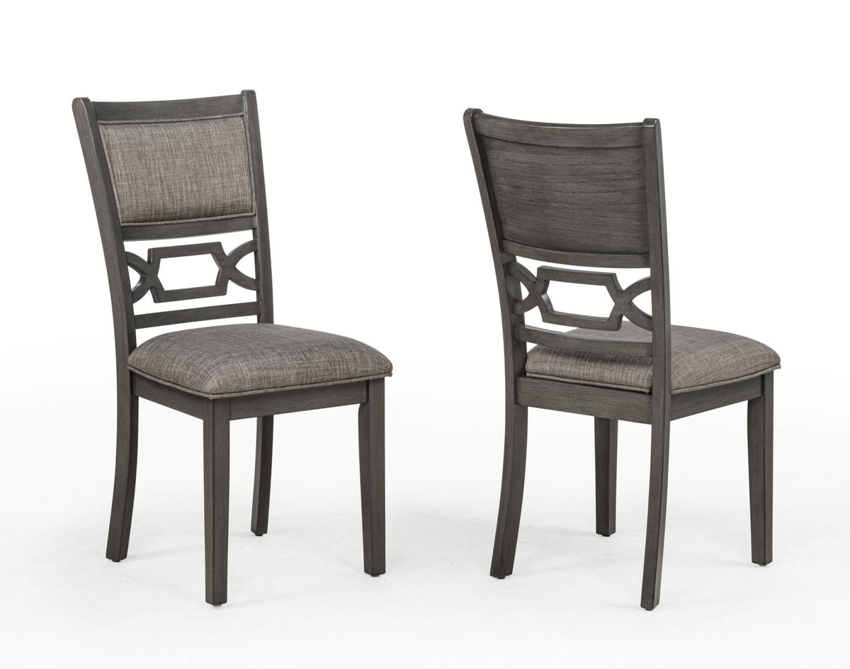 Bruno Grey Reclining Dining Set - Grey