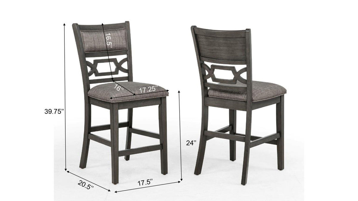 Bruno Grey Round Dining Set