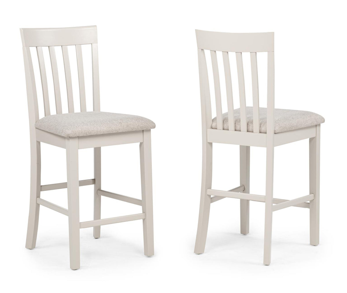 Koen Off White / Brown Top Square Dining Set - Off White / Brown