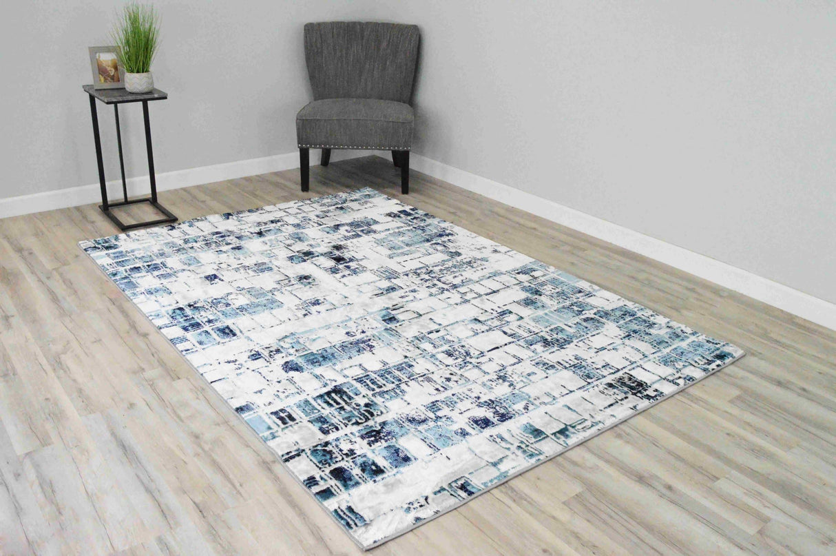 Davinci Area Rug E1036 Blue