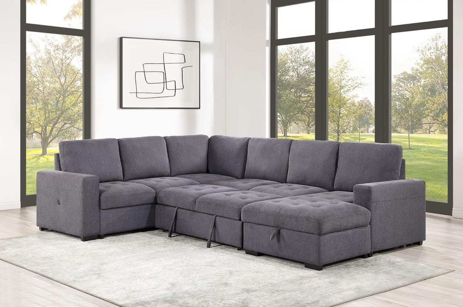 Larry Grey Sectional