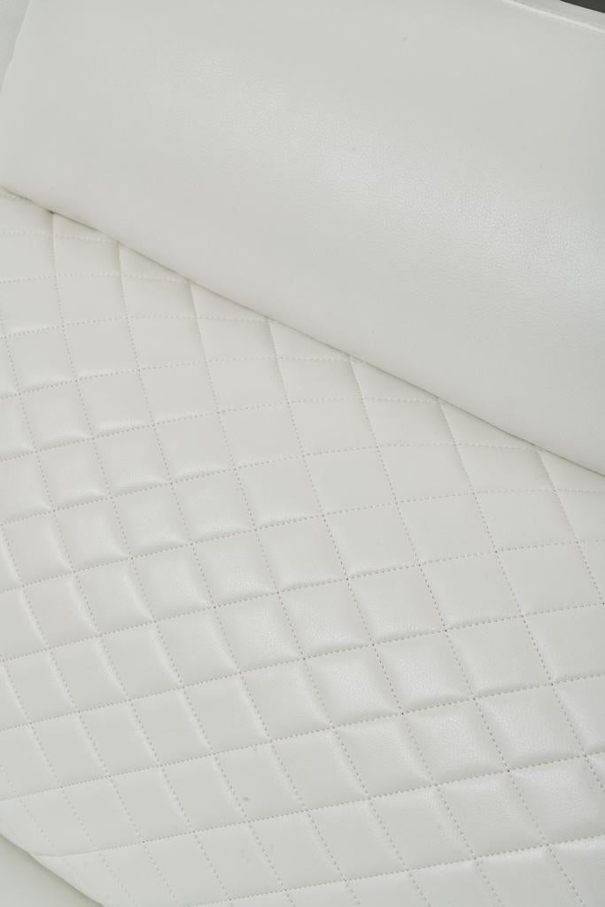 Cruz White 7 PC Reclining Sectional