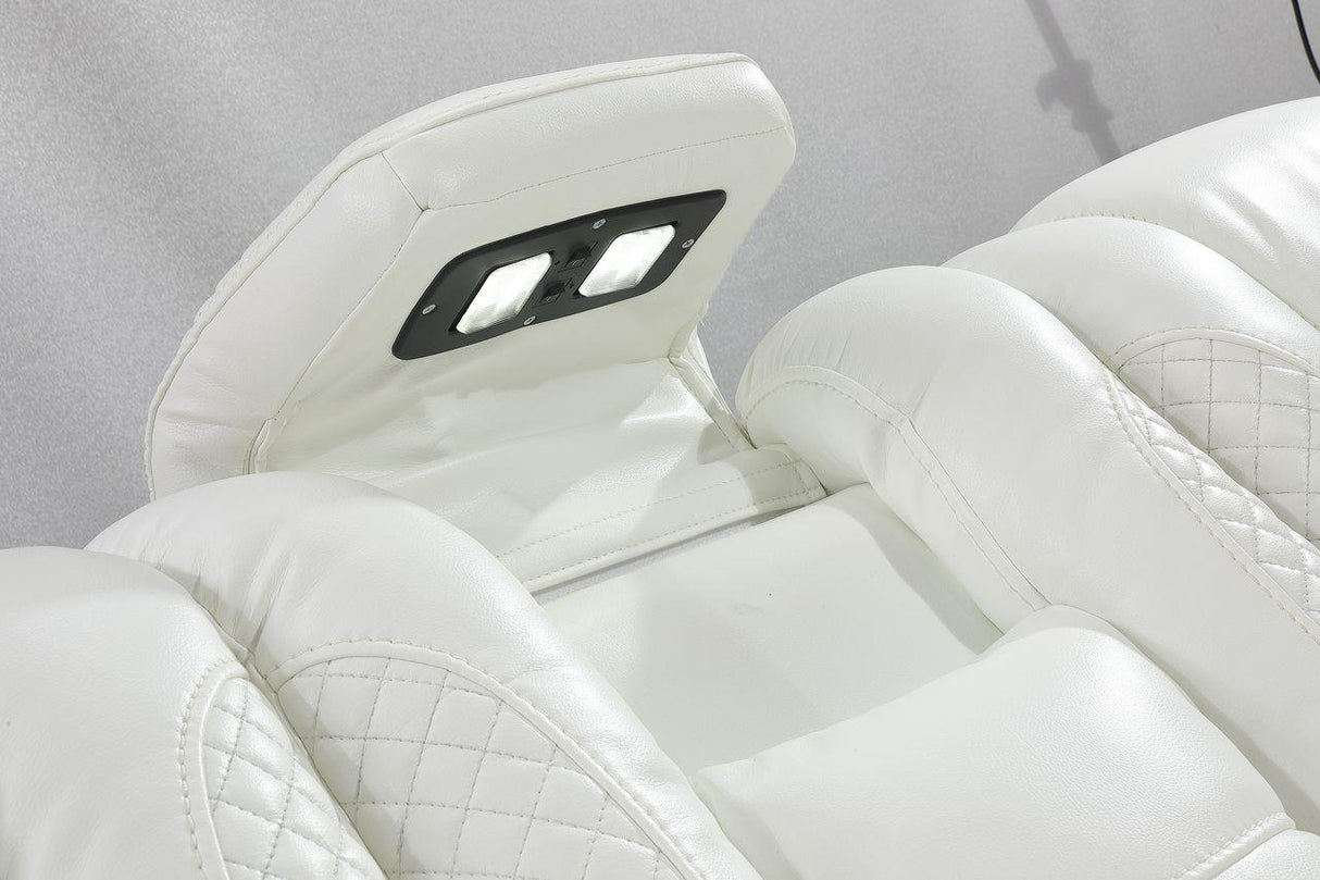 Knox White Sofa