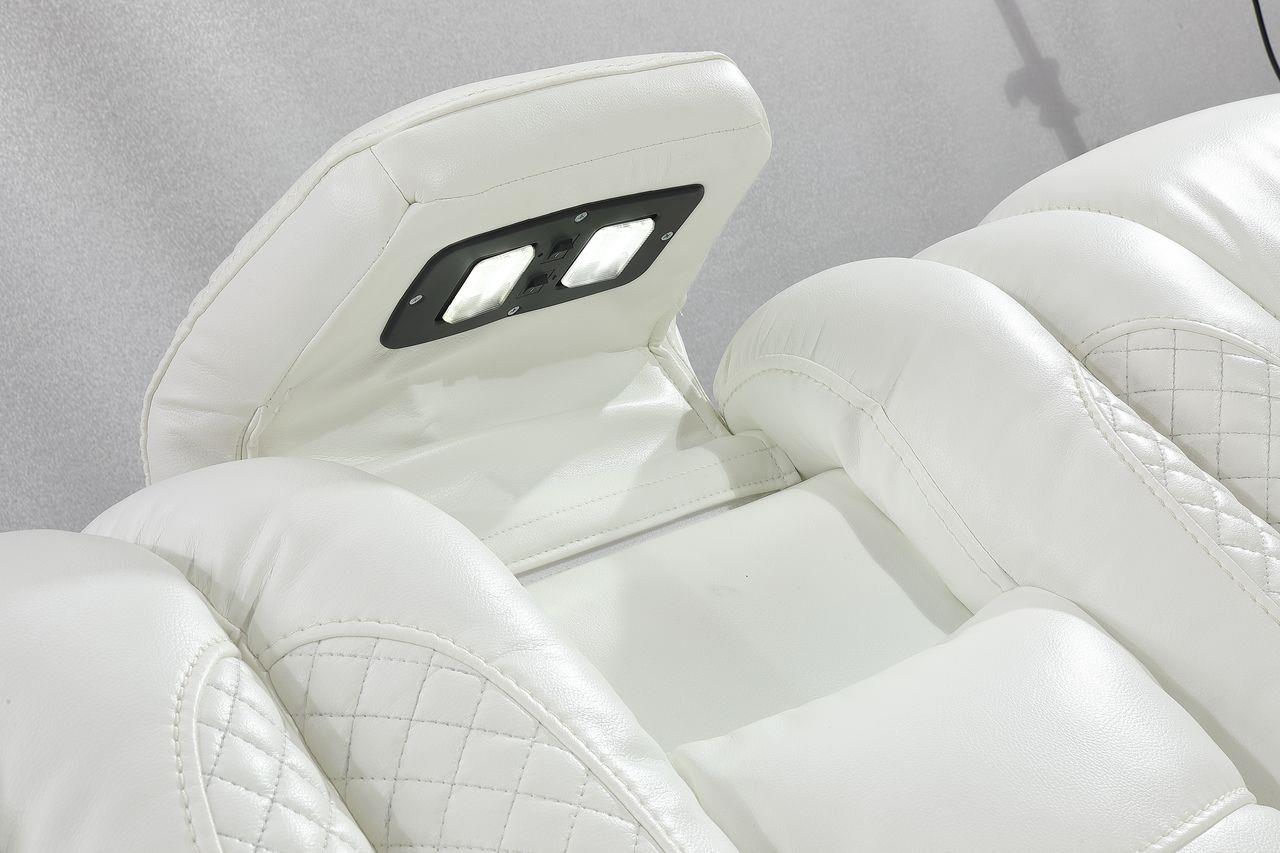Knox White Sofa