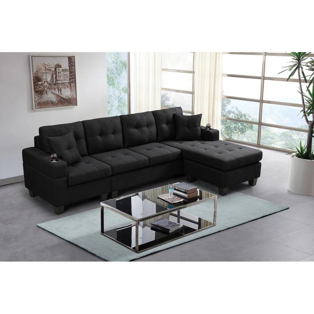 Ezra Black Black Sectional