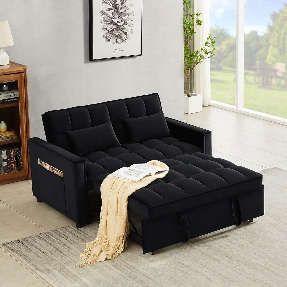 Kael Black Sleeper Sofa