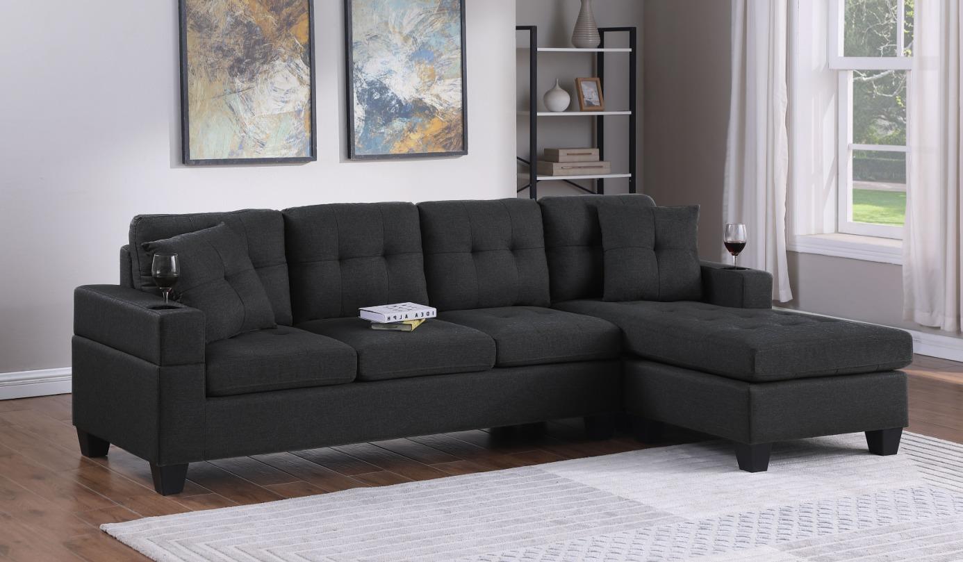 Ezra Black Black Sectional